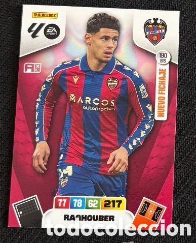 Coleccionismo cromos antiguos: 190 BIS RAGHOUBER LEVANTE Panini Adrenalyn XL LaLiga 2025 2026