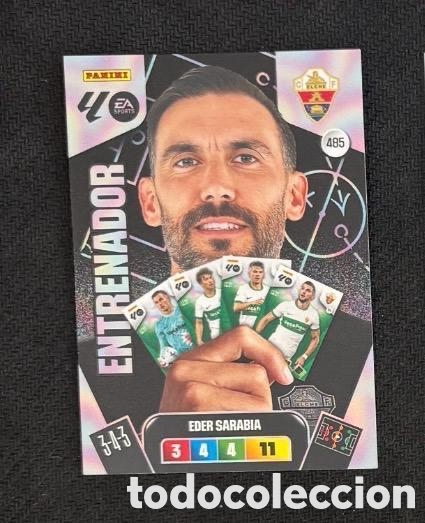 Coleccionismo cromos antiguos: EDER SARABUA ENTRENADOR ELCHE Panini Adrenalyn XL LaLiga 2025 2026