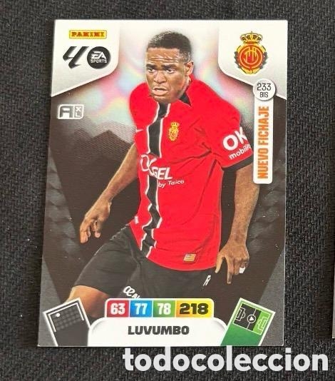 Coleccionismo cromos antiguos: 233 BIS LUVUMBO MALLORCA Panini Adrenalyn XL LaLiga 2025 2026