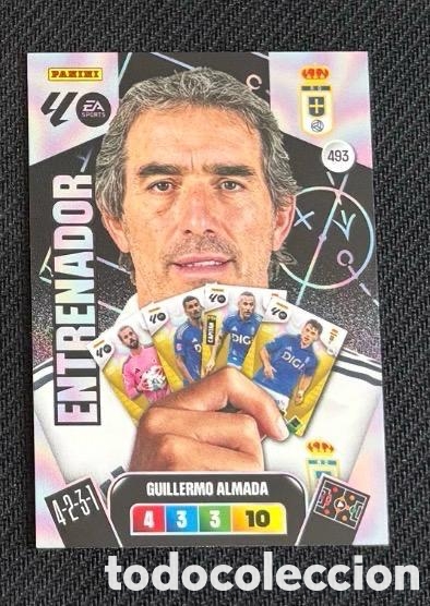 Coleccionismo cromos antiguos: 493 GUILLERMO ALMADA ENTRENADOR OVIEDO Panini Adrenalyn XL LaLiga 2025 2026