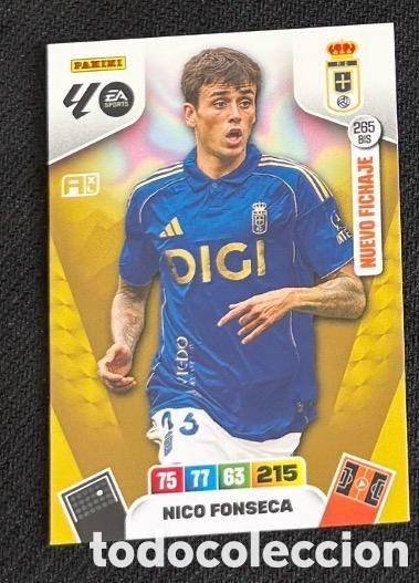 Coleccionismo cromos antiguos: 285 BIS NICO FONSECA OVIEDO Panini Adrenalyn XL LaLiga 2025 2026