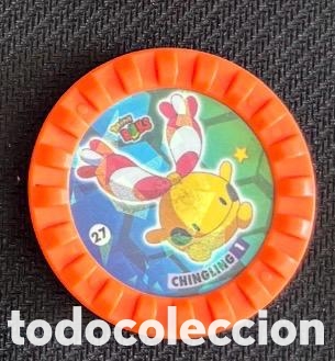 Coleccionismo cromos antiguos: 27 CHINGLING Tazo ROKS POKEMON