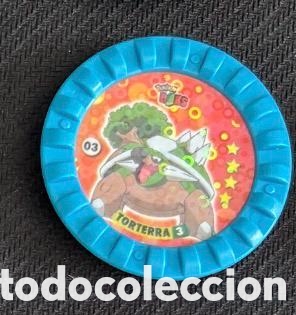Coleccionismo cromos antiguos: 03 TORTERRA Tazo ROKS POKEMON