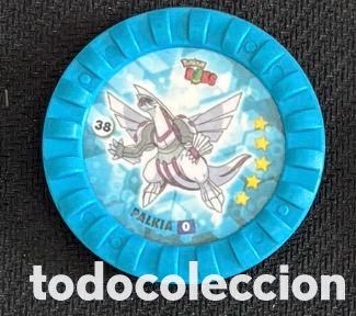 Coleccionismo cromos antiguos: 38 PALKIA Tazo ROKS POKEMON