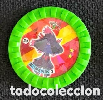 Coleccionismo cromos antiguos: 33 MISMAGIUS Tazo ROKS POKEMON