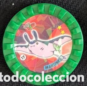 Coleccionismo cromos antiguos: 17 MANTINE Tazo ROKS POKEMON