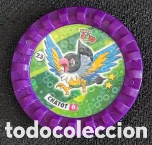 Coleccionismo cromos antiguos: 23 CHATOT Tazo ROKS POKEMON