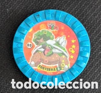 Coleccionismo cromos antiguos: 03 TORTERRA Tazo ROKS POKEMON