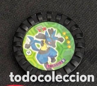 Coleccionismo cromos antiguos: 11 LUCARIO Tazo ROKS POKEMON