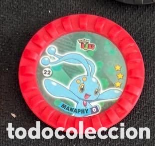 Coleccionismo cromos antiguos: 22 MANAPHY Tazo ROKS POKEMON