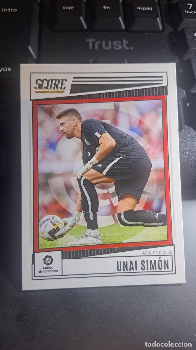 Coleccionismo cromos antiguos: CROMO UNAI SIMON 19 ATHLETIC CLUB DE BILBAO LIGA 2022 2023 22 23 SCORE LA LIGA SOCCER PANINI