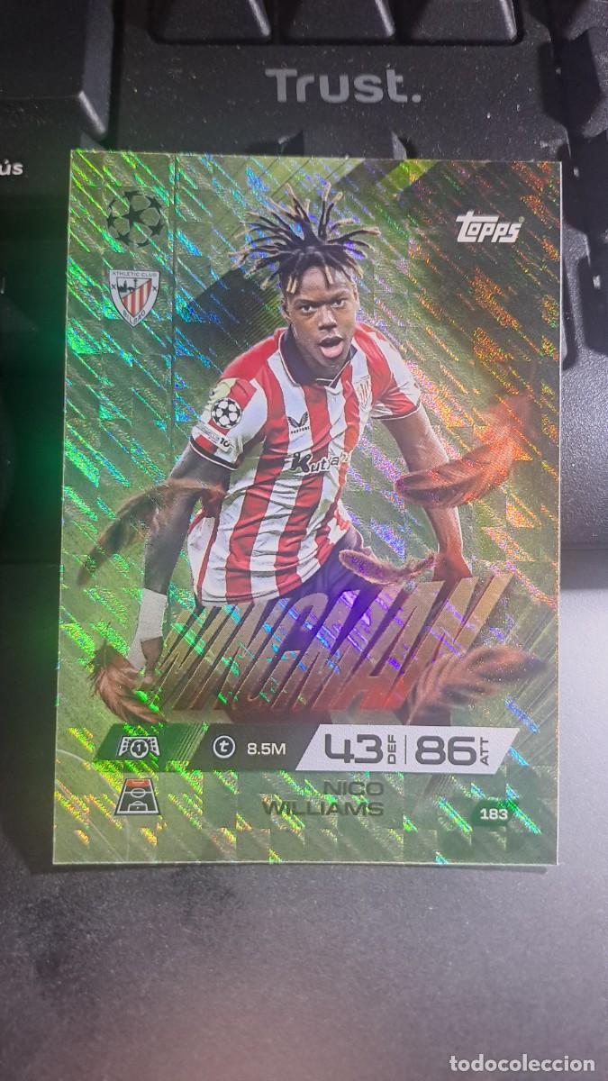 Coleccionismo cromos antiguos: CROMO NICO WILLIAMS 183 ATHLETIC CLUB DE BILBAO WINGMAN CHAMPIONS MATCH ATTAX 2025 2026 25 26 TOPPS