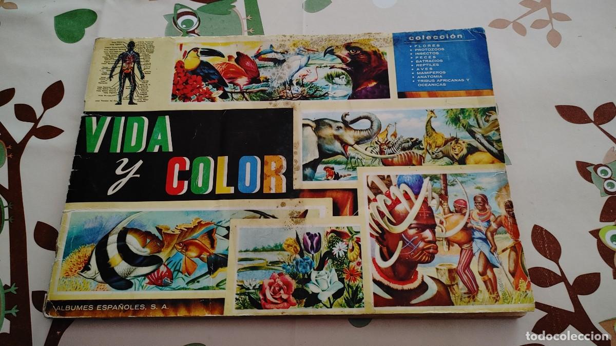 Coleccionismo cromos antiguos: VIDA Y COLOR-ALBUM-COMPLETO