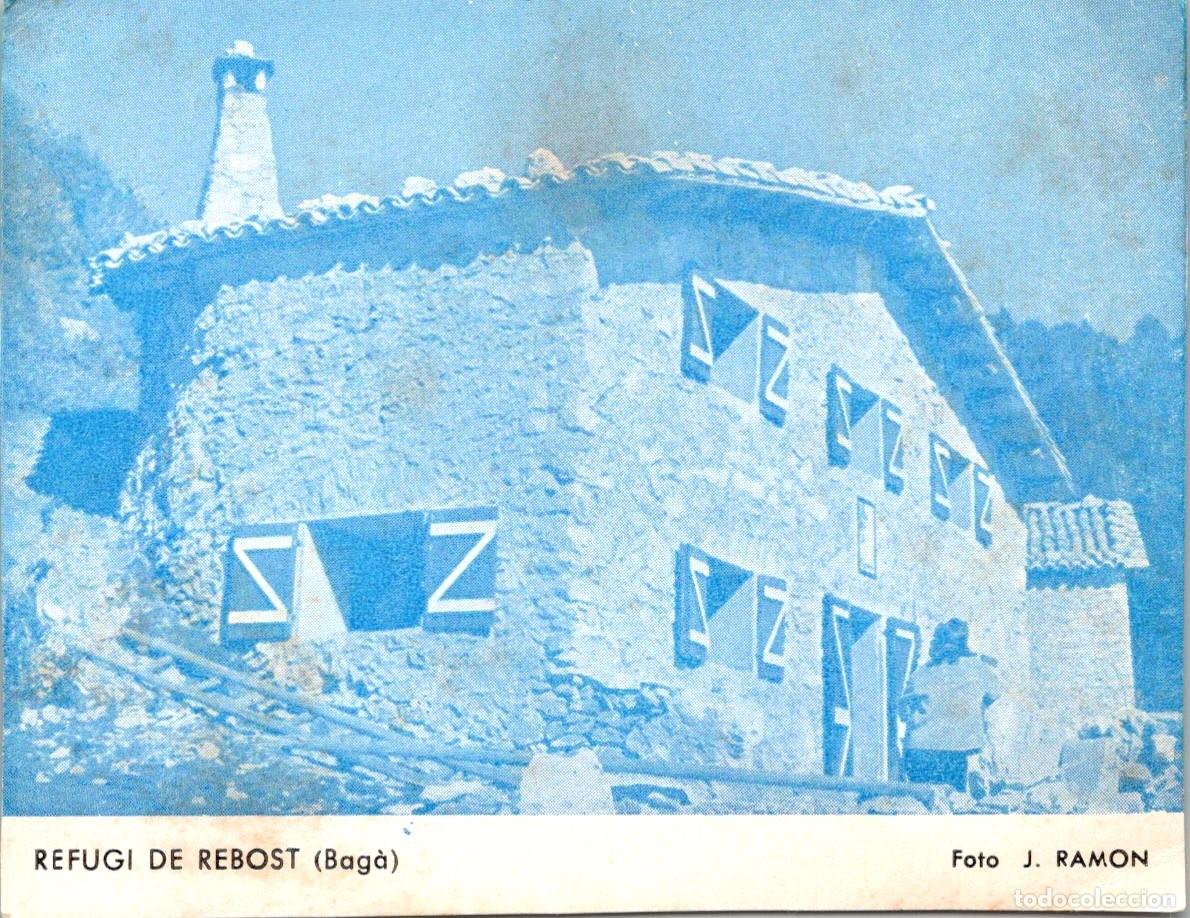 Colecionismo Cromos antigos: Refugi de Rebost-Bag&agrave;-Uni&oacute;n Excursionista de Catalunya-S. C N&uacute;m 1-Refugios Monta&ntilde;a-101x78mm-Prueba
