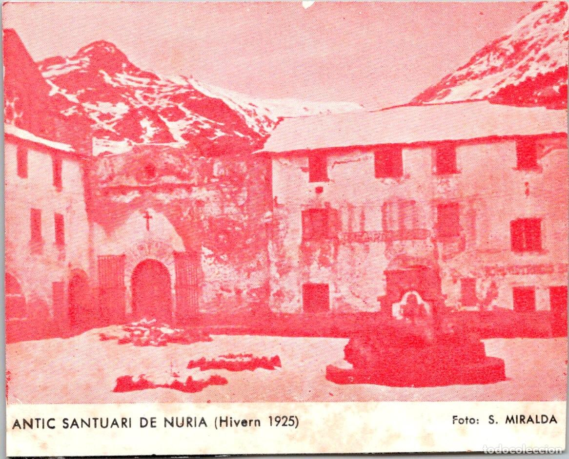 Coleccionismo cromos antiguos: Antic Santuari de Nuria (1925)-Uni&oacute;n Excursionista de Catalunya-D N&uacute;m 4-Monsterios-98x79mm-Prueba