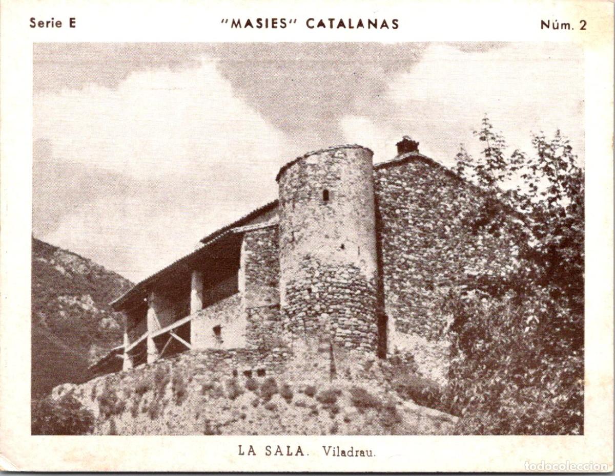 Coleccionismo cromos antiguos: La Sala - Viladrau - Uni&oacute;n Excursionista de Catalunya - Serie E N&uacute;m 2 -Masies Catalanas-110x85mm