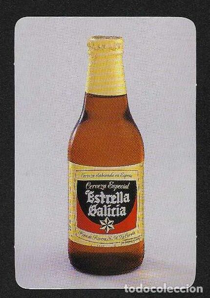 Coleccionismo cromos antiguos: CALENDARIO BOLSILLO DE PORTUGAL A&Ntilde;O 1993 BEBIDAS - CERVEZA - ESTRELLA GALICIA - VER FOTO REVERSO