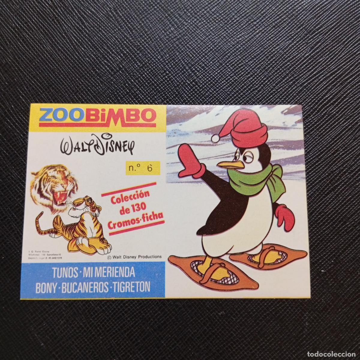 Coleccionismo cromos antiguos: ZOOBIMBO WALT DISNEY CROMO BONY TIGRETON BUCANEROS 1978 CROMO - SIN PEGAR - PINGUINO 6