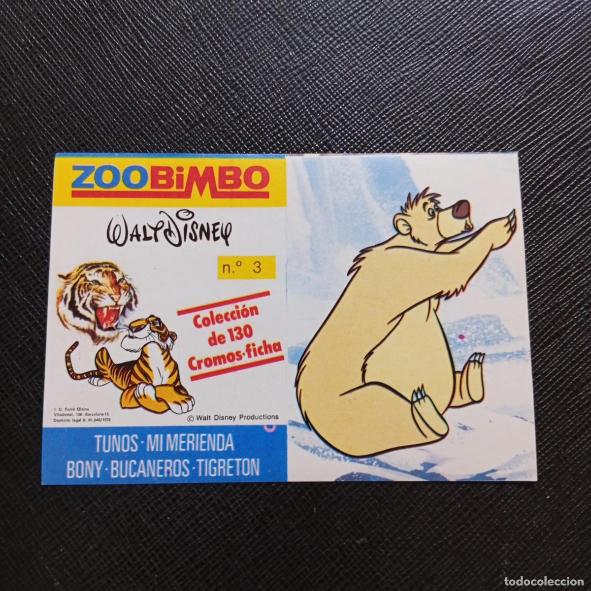 Coleccionismo cromos antiguos: ZOOBIMBO WALT DISNEY CROMO BONY TIGRETON BUCANEROS 1978 CROMO - SIN PEGAR - OSO POLAR 3