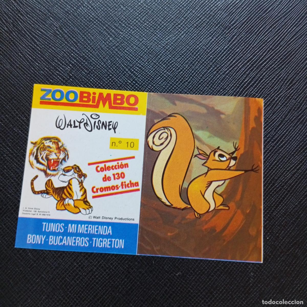 Sammeln alte Sammelbilder: ZOOBIMBO WALT DISNEY CROMO BONY TIGRETON BUCANEROS 1978 CROMO - SIN PEGAR - 10 ARDILLA