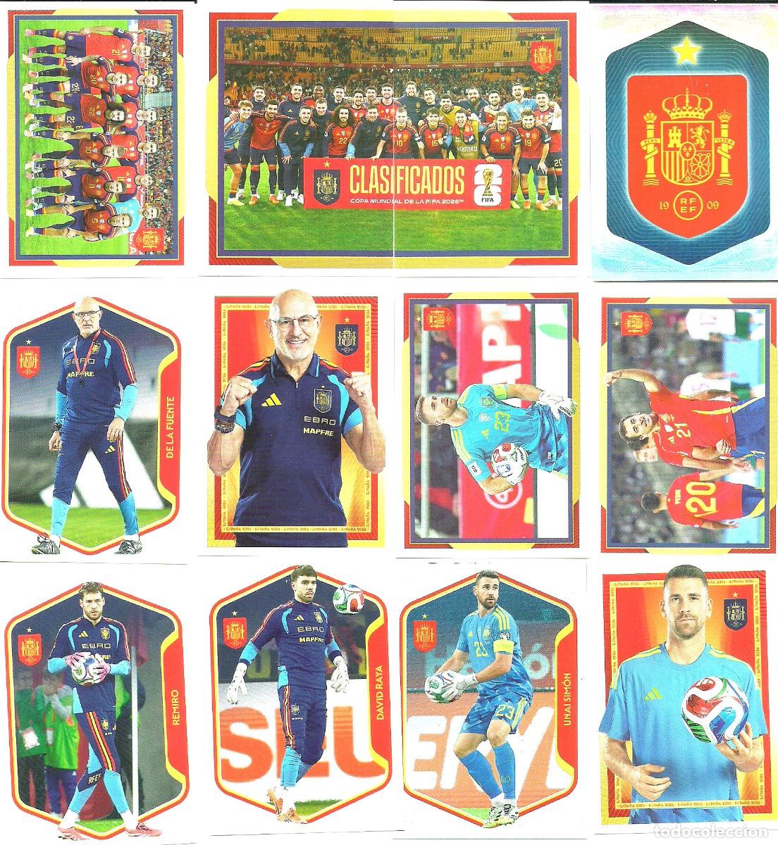 Coleccionismo cromos antiguos: Colecci&oacute;n completa 72 cromos adhesivos Selecci&oacute;n Espa&ntilde;ola Futbol Campeona Mundial 2026