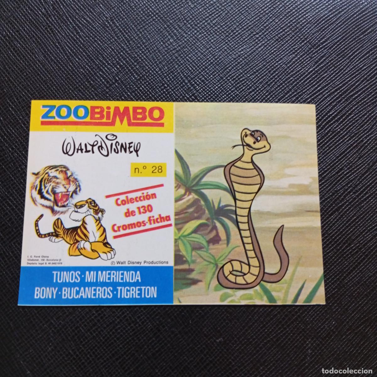 Coleccionismo cromos antiguos: ZOOBIMBO WALT DISNEY CROMO BONY TIGRETON BUCANEROS 1978 CROMO - SIN PEGAR - 28 COBRA
