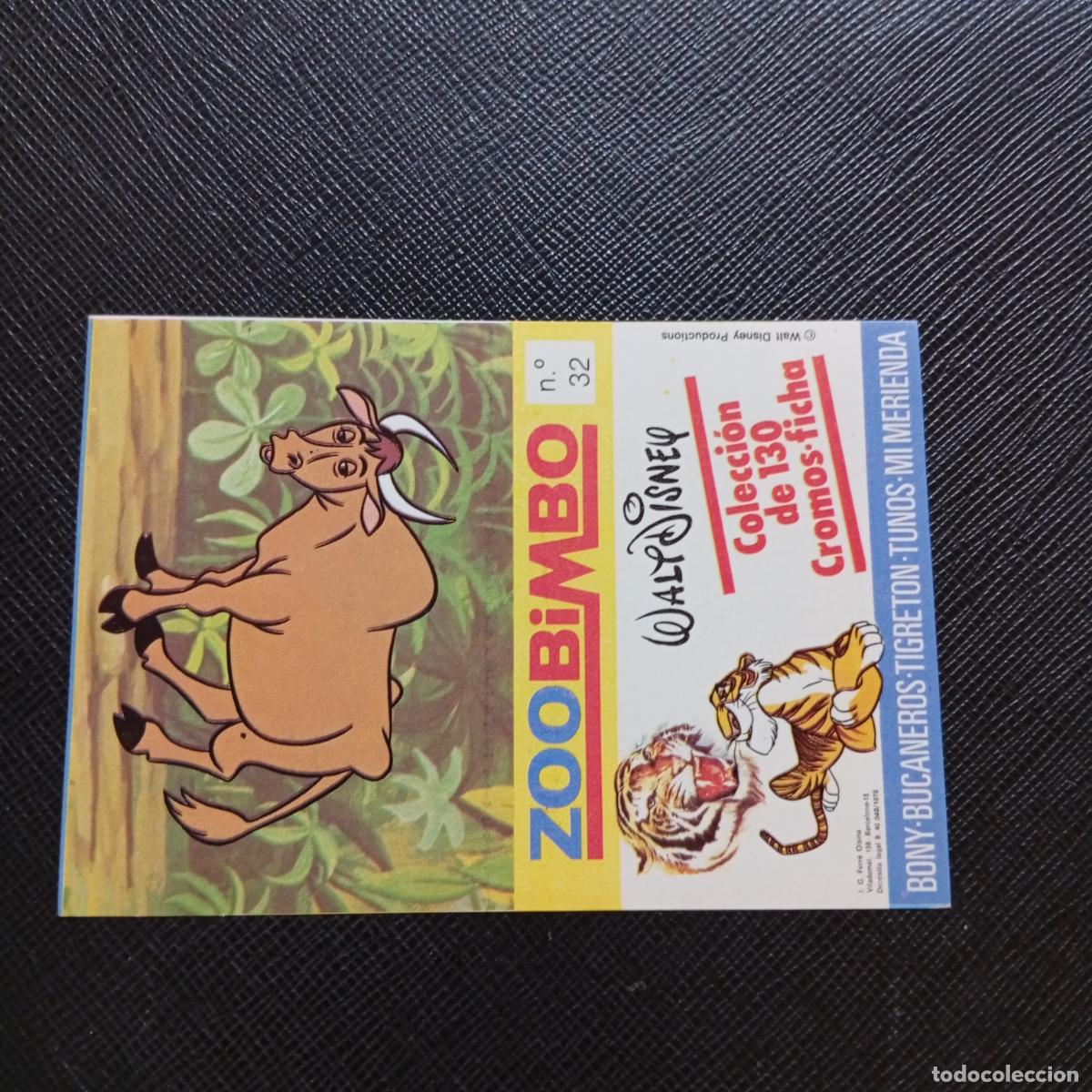Coleccionismo cromos antiguos: ZOOBIMBO WALT DISNEY CROMO BONY TIGRETON BUCANEROS 1978 CROMO - SIN PEGAR - 32 CEBU