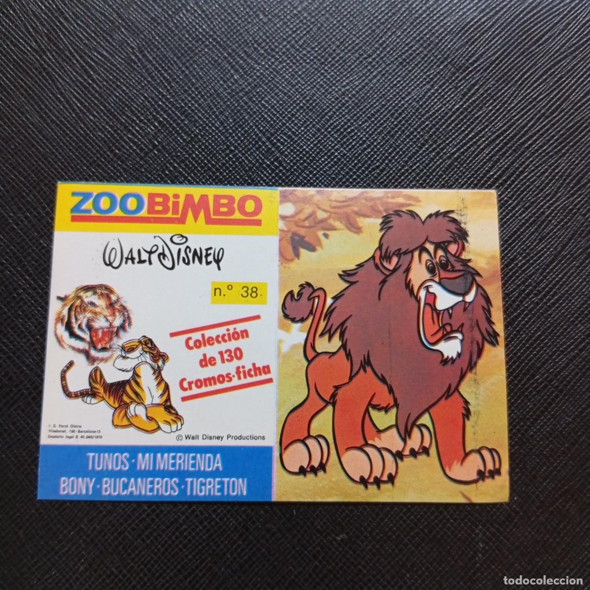 Coleccionismo cromos antiguos: ZOOBIMBO WALT DISNEY CROMO BONY TIGRETON BUCANEROS 1978 CROMO - SIN PEGAR - LEON 38