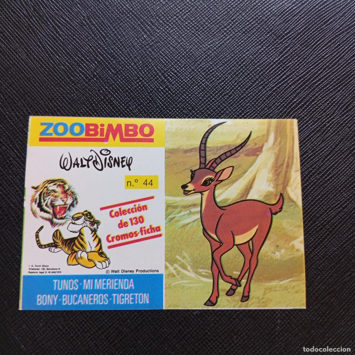 Coleccionismo cromos antiguos: ZOOBIMBO WALT DISNEY CROMO BONY TIGRETON BUCANEROS 1978 CROMO - SIN PEGAR - GACELA 44