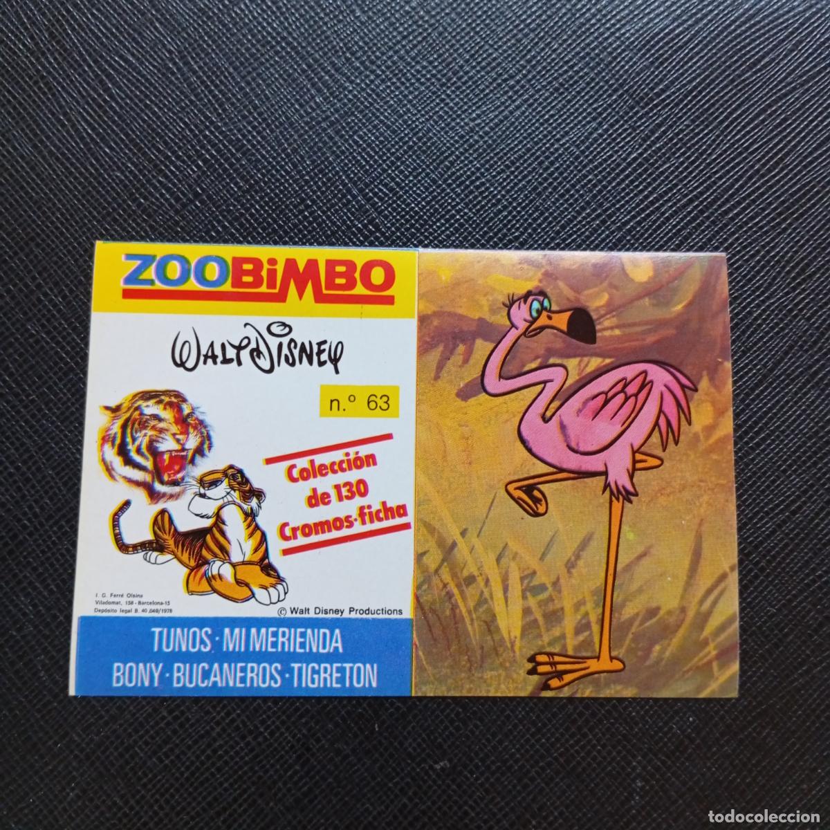 Coleccionismo cromos antiguos: ZOOBIMBO WALT DISNEY CROMO BONY TIGRETON BUCANEROS 1978 CROMO - SIN PEGAR - FLAMENCO 63