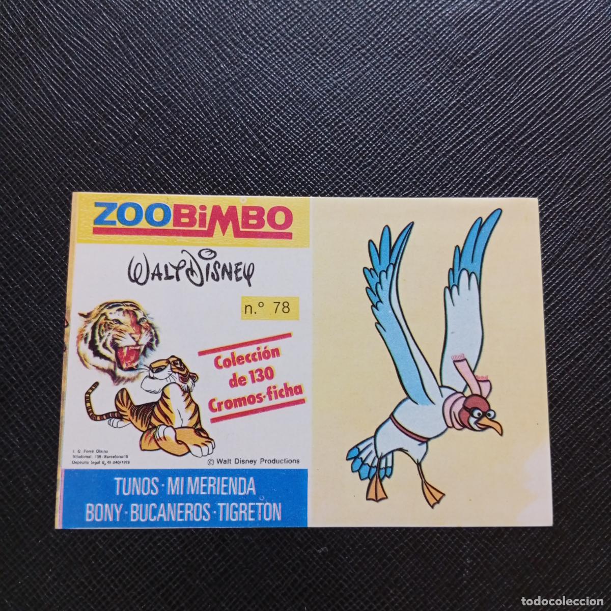 Coleccionismo cromos antiguos: ZOOBIMBO WALT DISNEY CROMO BONY TIGRETON BUCANEROS 1978 CROMO - SIN PEGAR - ALBATROS 78