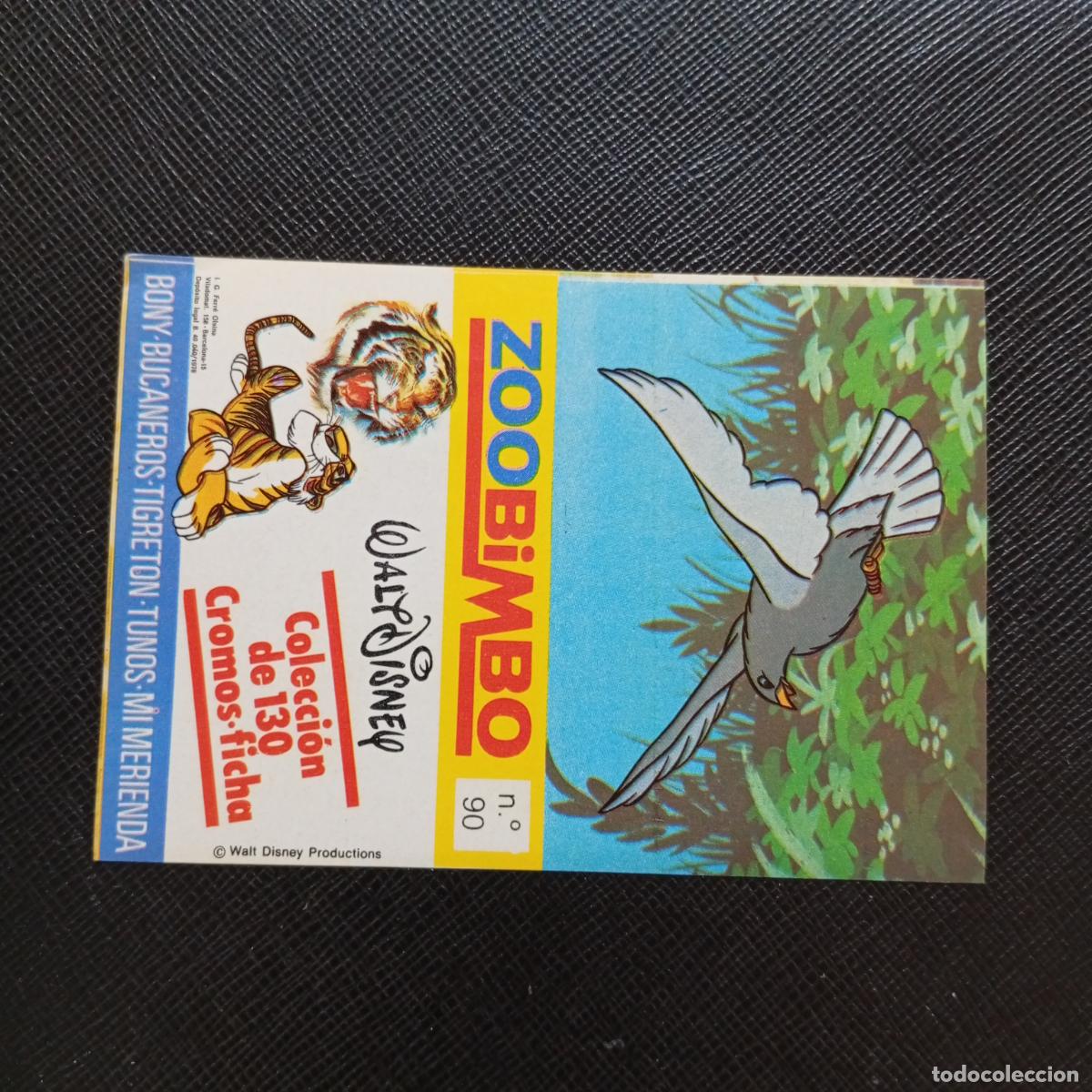 Sammeln alte Sammelbilder: ZOOBIMBO WALT DISNEY CROMO BONY TIGRETON BUCANEROS 1978 CROMO - SIN PEGAR - PALOMA DOMESTICA 90