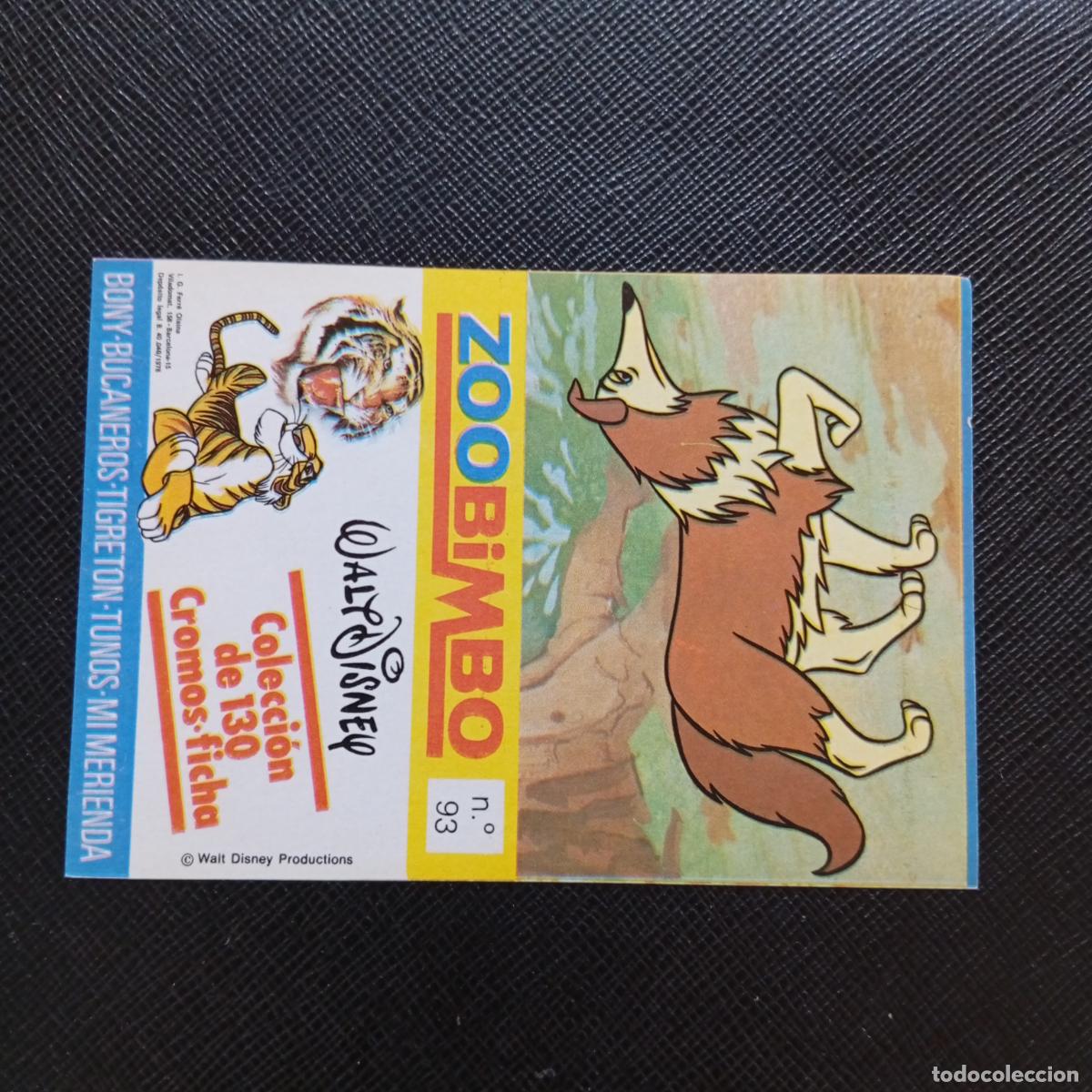 Sammeln alte Sammelbilder: ZOOBIMBO WALT DISNEY CROMO BONY TIGRETON BUCANEROS 1978 CROMO - SIN PEGAR - COLLIE 93