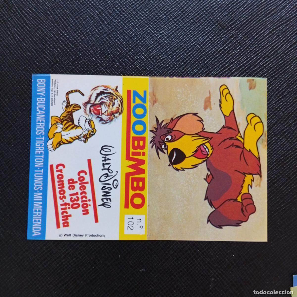 Coleccionismo cromos antiguos: ZOOBIMBO WALT DISNEY CROMO BONY TIGRETON BUCANEROS 1978 CROMO - SIN PEGAR - CHUCHO 102