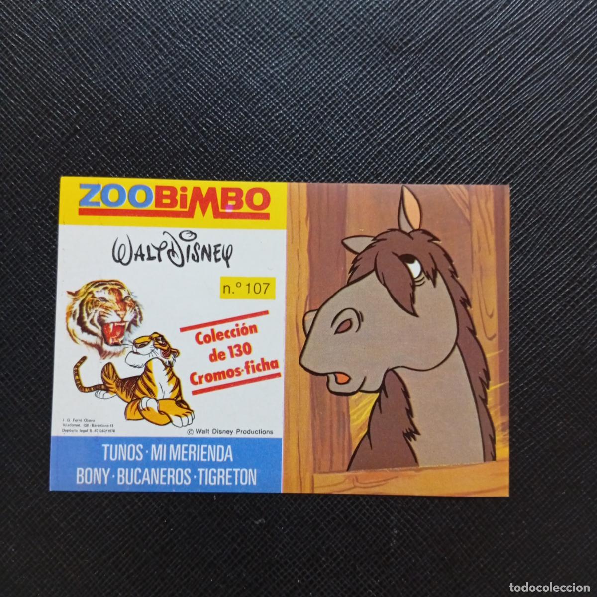 Coleccionismo cromos antiguos: ZOOBIMBO WALT DISNEY CROMO BONY TIGRETON BUCANEROS 1978 CROMO - SIN PEGAR - CABALLO 107