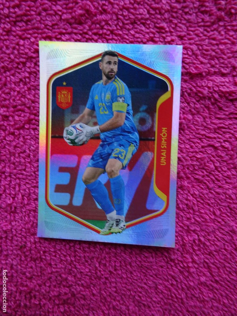 Coleccionismo cromos antiguos: espa&ntilde;a 2026 10 unai sim&oacute;n selecci&oacute;n espa&ntilde;ola panini carrefour family