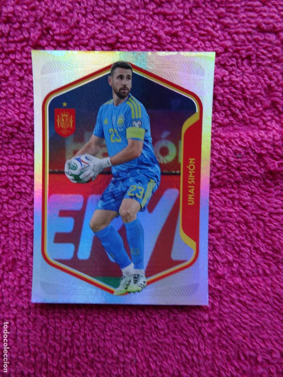 Coleccionismo cromos antiguos: espa&ntilde;a 2026 10 unai sim&oacute;n selecci&oacute;n espa&ntilde;ola panini carrefour family
