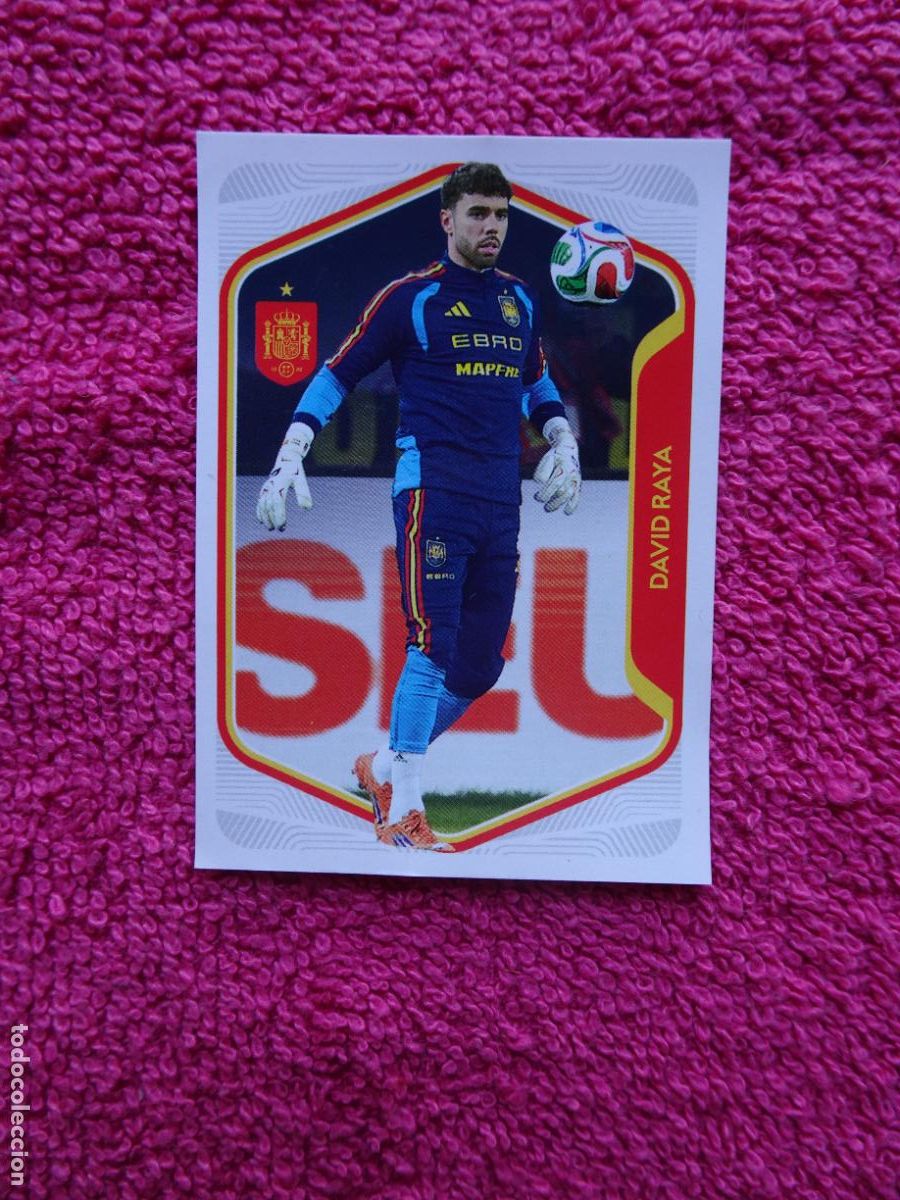 Coleccionismo cromos antiguos: espa&ntilde;a 2026 11 david raya selecci&oacute;n espa&ntilde;ola panini carrefour family