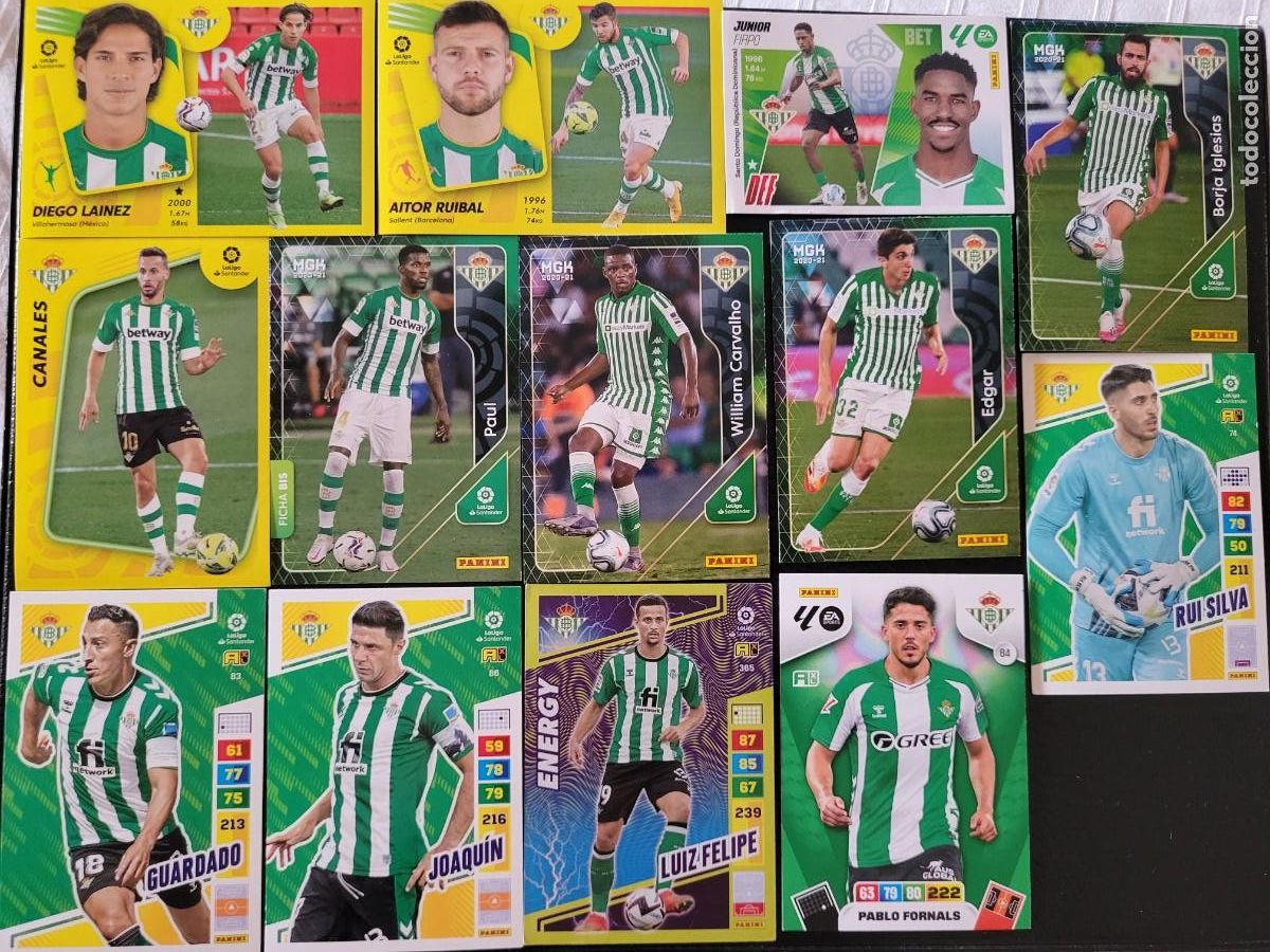 Coleccionismo cromos antiguos: 43 cromos del REAL BETIS