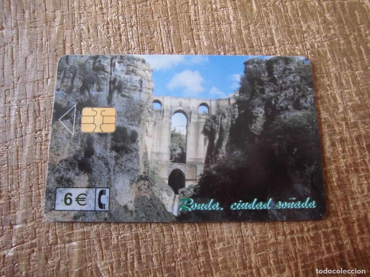 Coleccionismo cromos antiguos: TARJETA TELEF&Oacute;NICA RONDA CIUDAD SO&Ntilde;ADA 6 EUROS