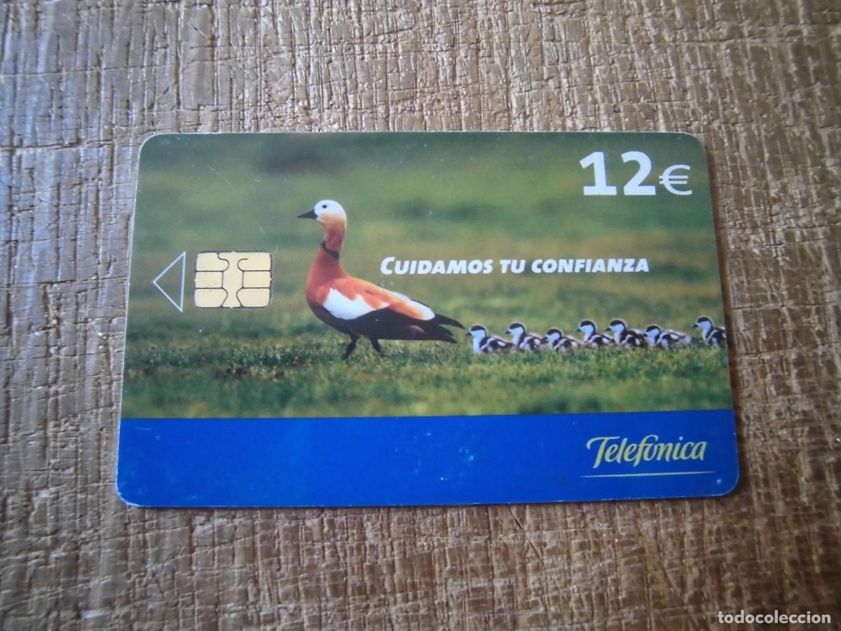 Coleccionismo cromos antiguos: TARJETA TELEF&Oacute;NICA CUIDAMOS TU CONFIANZA 12 EUROS