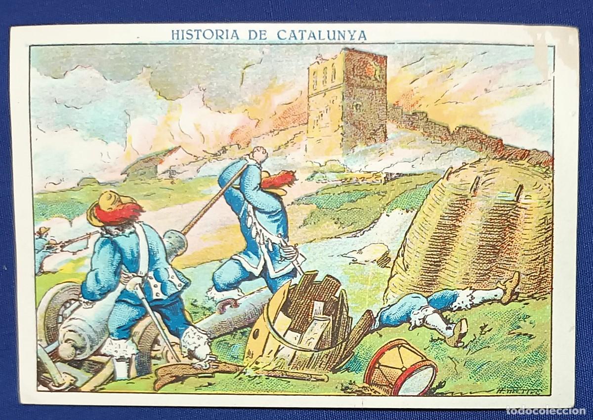 Coleccionismo cromos antiguos: CROMO HISTORIA DE CATALUNYA N&ordm; 88 BIS.XOCOLATA JUNCOSA