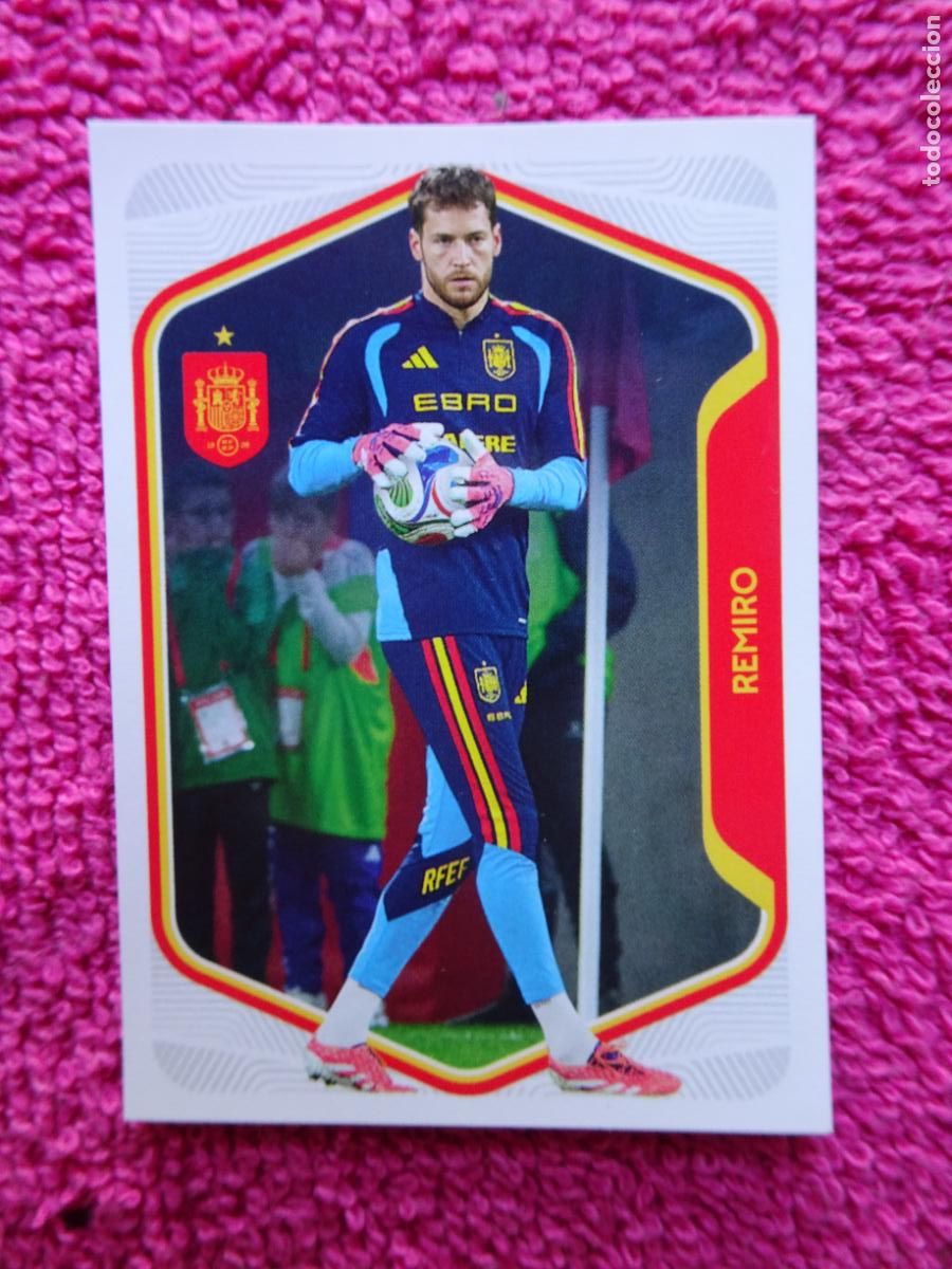 Sammeln alte Sammelbilder: espa&ntilde;a 2026 12 remiro selecci&oacute;n espa&ntilde;ola panini carrefour family