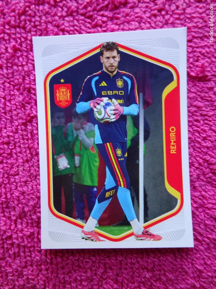 Sammeln alte Sammelbilder: espa&ntilde;a 2026 12 remiro selecci&oacute;n espa&ntilde;ola panini carrefour family