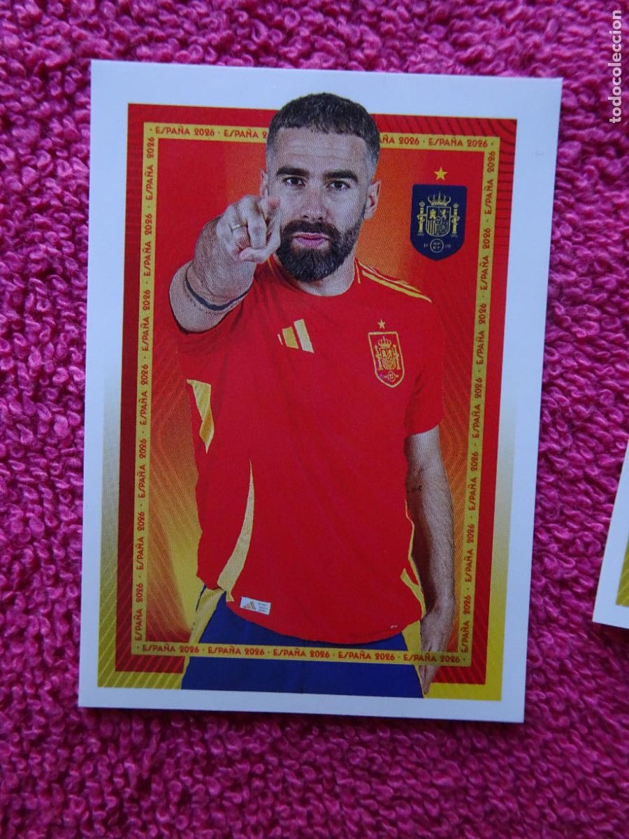 Coleccionismo cromos antiguos: espa&ntilde;a 2026 15 carvajal selecci&oacute;n espa&ntilde;ola panini carrefour family