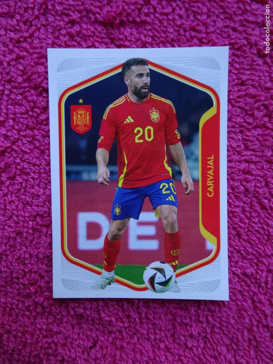 Coleccionismo cromos antiguos: espa&ntilde;a 2026 16 carvajal selecci&oacute;n espa&ntilde;ola panini carrefour family