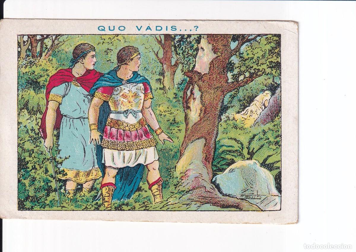 Coleccionismo cromos antiguos: QUO VADIS ...? : NUMERO 18 .- CHOCOLATES AMATLLER
