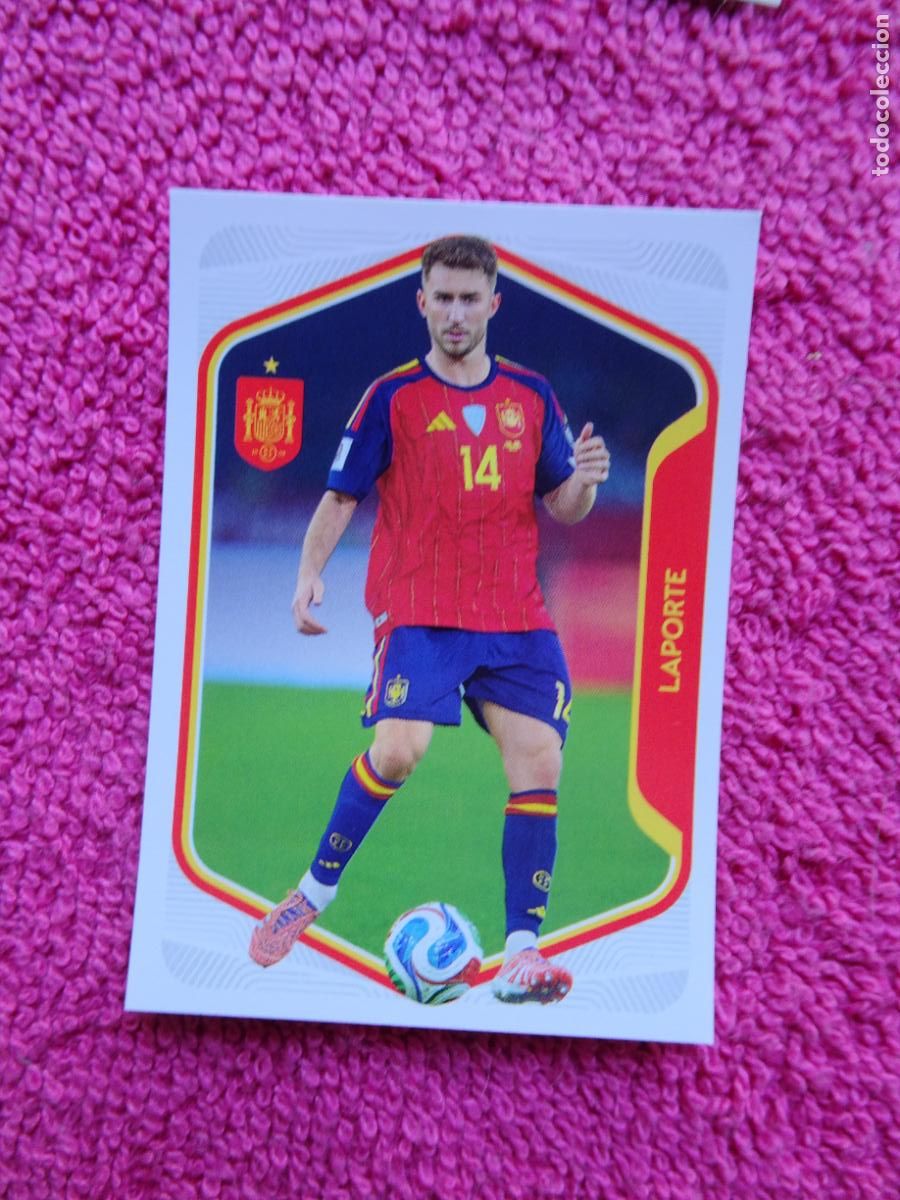 Coleccionismo cromos antiguos: espa&ntilde;a 2026 20 laporte selecci&oacute;n espa&ntilde;ola panini carrefour family