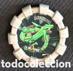 Coleccionismo cromos antiguos: 11 RAYQUAZA Tazo boinx pokemon