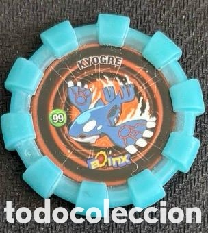 Coleccionismo cromos antiguos: 99 KYOGRE Tazo boinx pokemon